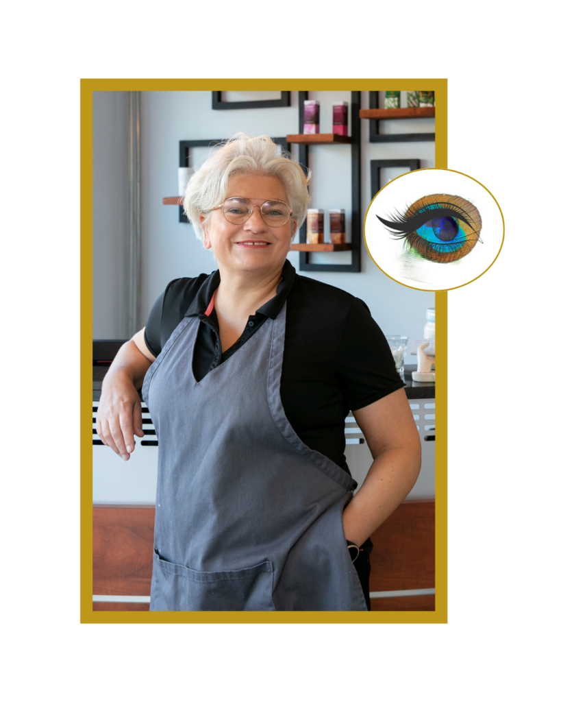 Vrouw in schoonheidssalon